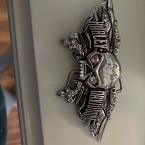 Harley-Davidson Silver Skull Pin